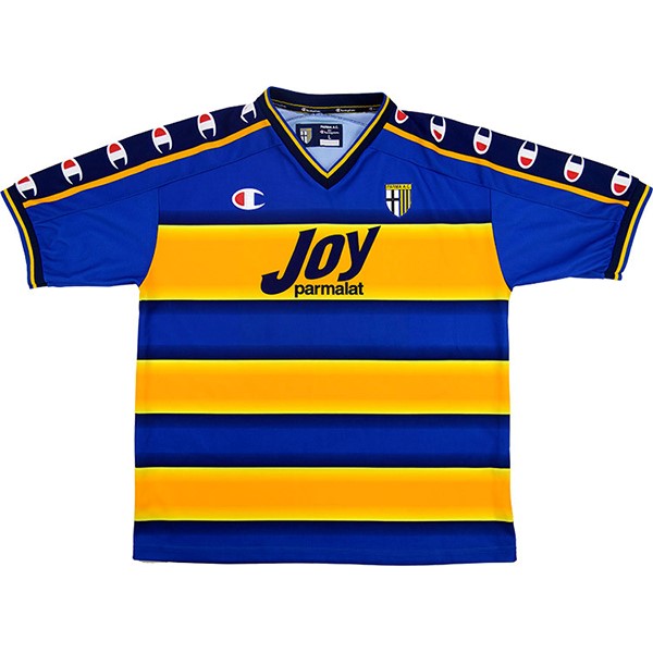 Authentic Camiseta Parma Champion 1ª Retro 2001 2002 Amarillo